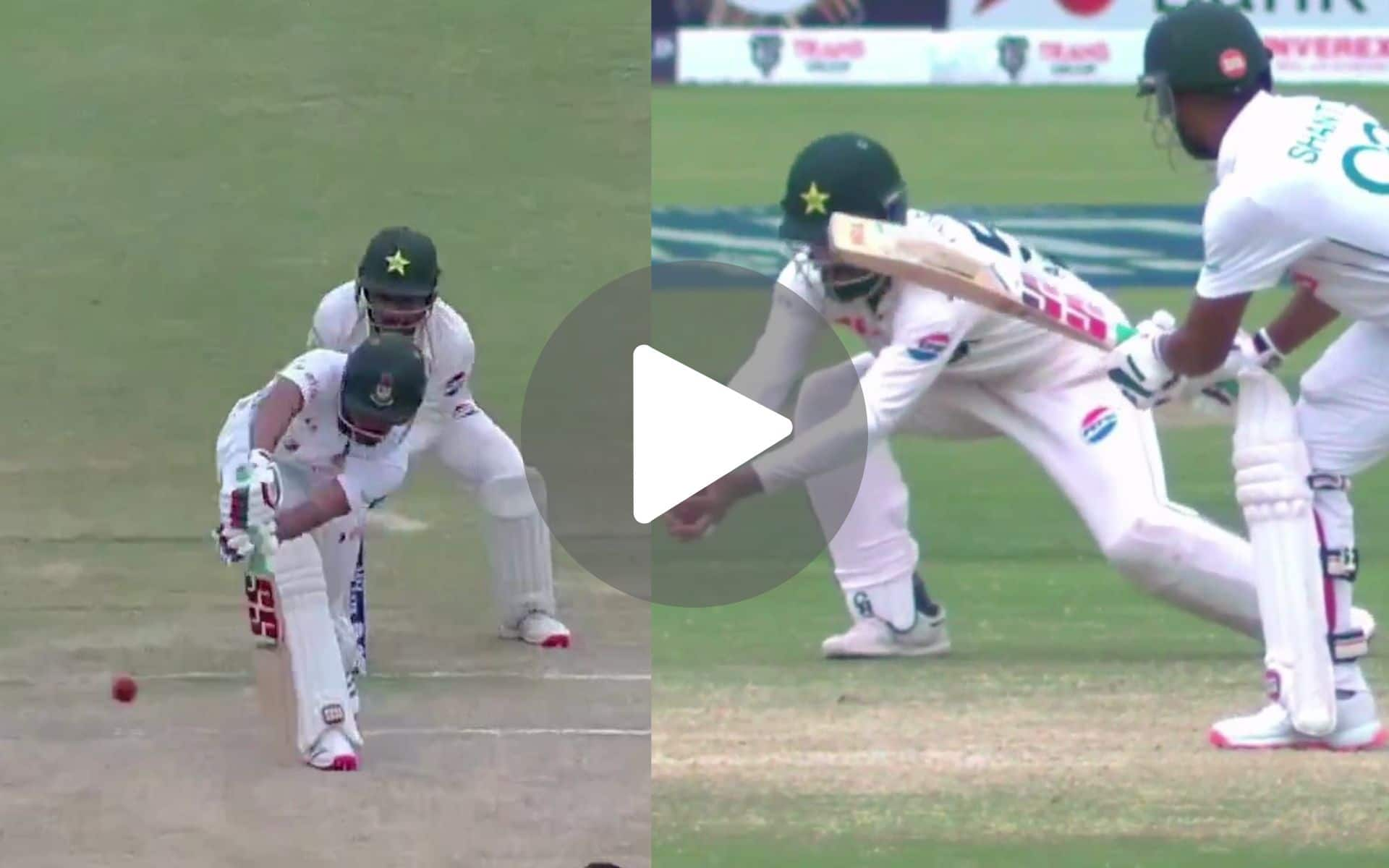 [Watch] Najmul Shanto Perishes To Salman Agha As Abdullah Shafique Takes A Brilliant Grab